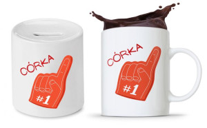 Zestaw Dla Córki Prezent Kubek + Skarbonka