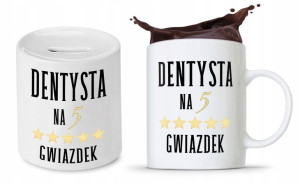 Zestaw Dla Dentysty Stomatologa Kubek + Skarbonka