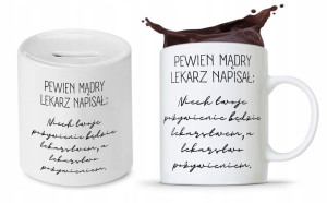 Zestaw Dla Doktora Lekarza Kubek + Skarbonka