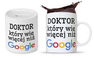 Zestaw Dla Doktora Lekarza Kubek + Skarbonka