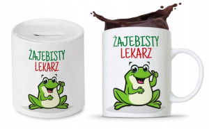 Zestaw Dla Doktora Lekarza Kubek + Skarbonka