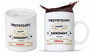 Zestaw Dla Drwala Kubek + Skarbonka Prezent
