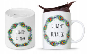 Zestaw Dla Dziadka Dzień Dziadka Kubek + Skarbonka