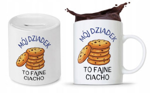 Zestaw Dla Dziadka Dzień Dziadka Kubek + Skarbonka