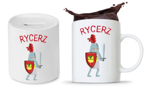 Zestaw Dla Dzieci Syna Córki Kubek + Skarbonka