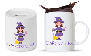 Zestaw Dla Dzieci Syna Córki Kubek + Skarbonka