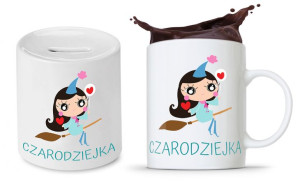 Zestaw Dla Dzieci Syna Córki Kubek + Skarbonka