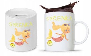 Zestaw Dla Dzieci Syna Córki Kubek + Skarbonka