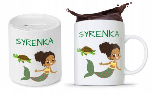 Zestaw Dla Dzieci Syna Córki Kubek + Skarbonka