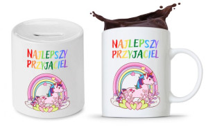 Zestaw Dla Dzieci Syna Córki Kubek + Skarbonka