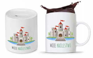 Zestaw Dla Dzieci Syna Córki Kubek + Skarbonka