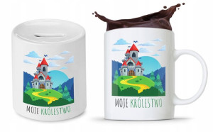 Zestaw Dla Dzieci Syna Córki Kubek + Skarbonka