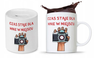 Zestaw Dla Fotografa Na Prezent Kubek + Skarbonka