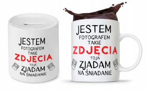 Zestaw Dla Fotografa Na Prezent Kubek + Skarbonka
