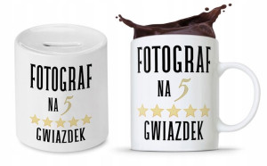 Zestaw Dla Fotografa Na Prezent Kubek + Skarbonka