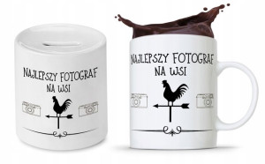 Zestaw Dla Fotografa Na Prezent Kubek + Skarbonka