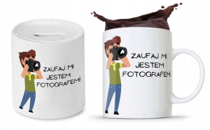 Zestaw Dla Fotografa Na Prezent Kubek + Skarbonka