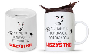 Zestaw Dla Fotografa Na Prezent Kubek + Skarbonka