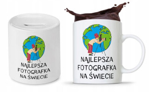 Zestaw Dla Fotografa Na Prezent Kubek + Skarbonka