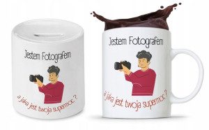 Zestaw Dla Fotografa Na Prezent Kubek + Skarbonka