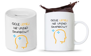 Zestaw Dla Fryzjera Fryzjerki Kubek + Skarbonka