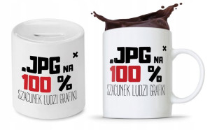 Zestaw Dla Grafika Prezent Kubek + Skarbonka