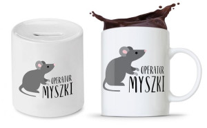 Zestaw Dla Informatyka Prezent Kubek + Skarbonka
