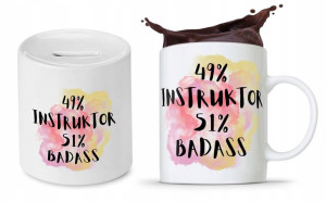Zestaw Dla Instruktora Kubek + Skarbonka Prezent