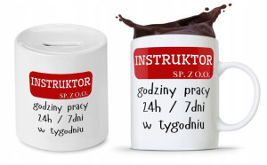 Zestaw Dla Instruktora Kubek + Skarbonka Prezent