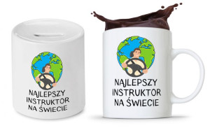 Zestaw Dla Instruktora Kubek + Skarbonka Prezent