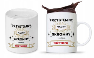 Zestaw Dla Inżyniera Kubek + Skarbonka Prezent