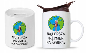 Zestaw Dla Inżyniera Kubek + Skarbonka Prezent