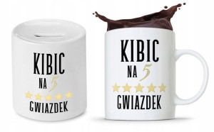 Zestaw Dla Kibica Opiekunki Kubek + Skarbonka
