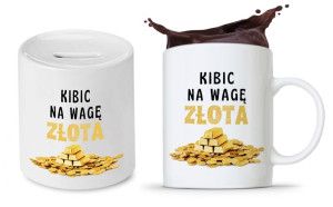 Zestaw Dla Kibica Opiekunki Kubek + Skarbonka