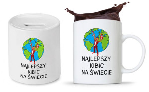 Zestaw Dla Kibica Opiekunki Kubek + Skarbonka