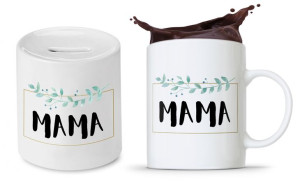 Zestaw Dla Mamy Dzień Matki Kubek + Skarbonka