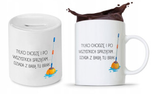 Zestaw Dla Mamy Dzień Matki Kubek + Skarbonka