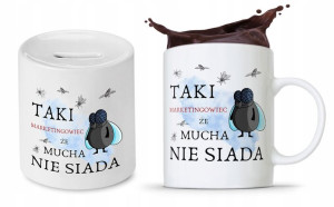 Zestaw Dla Marketingowca Kubek + Skarbonka Prezent