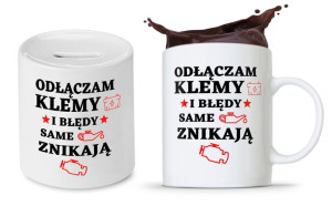 Zestaw Dla Mechanika Prezent Kubek + Skarbonka
