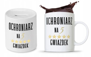 Zestaw Dla Ochroniarza Opiekunki Kubek + Skarbonka