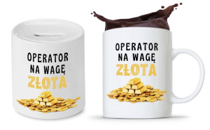 Zestaw Dla Operatora Kubek + Skarbonka Prezent