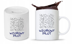 Zestaw Dla Pilota Kubek + Skarbonka Prezent