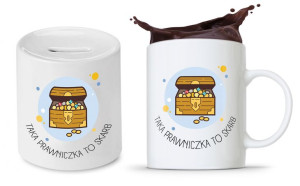 Zestaw Dla Prawnika Adwokata Kubek + Skarbonka
