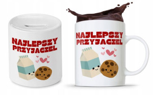 Zestaw Dla Przyjaciela Kolegi Kubek + Skarbonka
