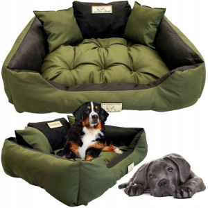 KingDog Zielone Legowisko Kanapa dla psa 75x65 cm