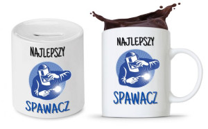 Zestaw Dla Spawacza Prezent Kubek + Skarbonka