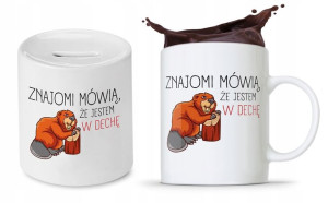 Zestaw Dla Stolarza Prezent Kubek + Skarbonka