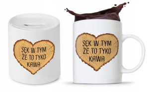 Zestaw Dla Stolarza Prezent Kubek + Skarbonka