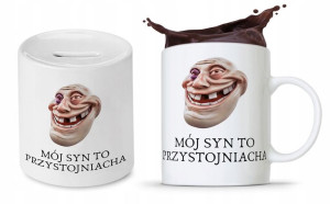 Zestaw Dla Syna Dziecka Prezent Kubek + Skarbonka