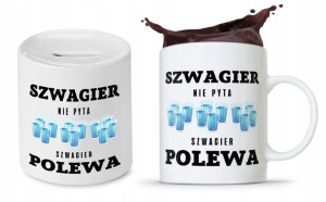 Zestaw Dla Szwagra Kubek + Skarbonka Prezent